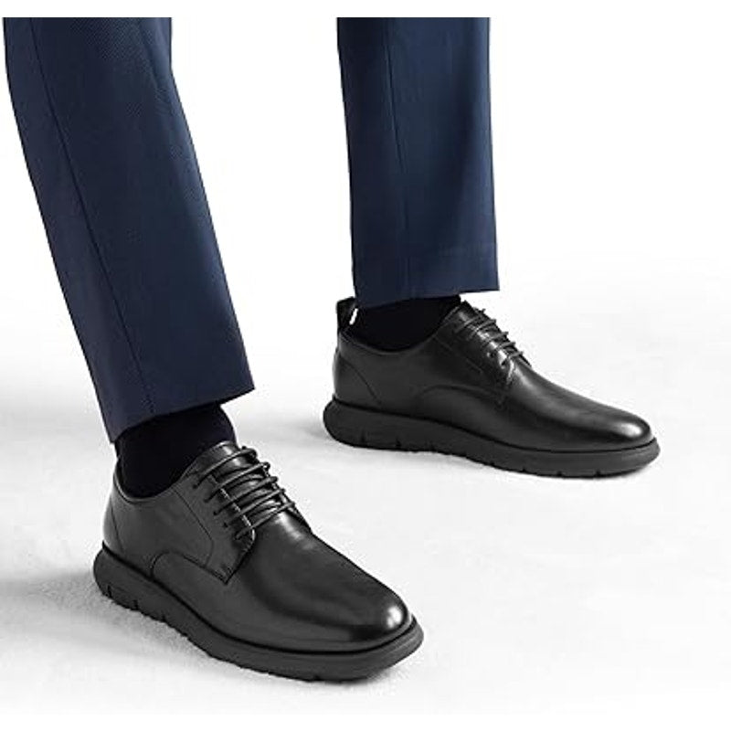 Bruno Marc Mens Size 11 Black Lace Up Casual Cushioning Oxford Business Shoes